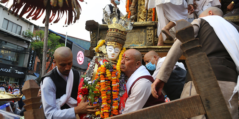 सेतो मच्छेन्द्रनाथको पाँच दिने जात्रा सम्पन्न